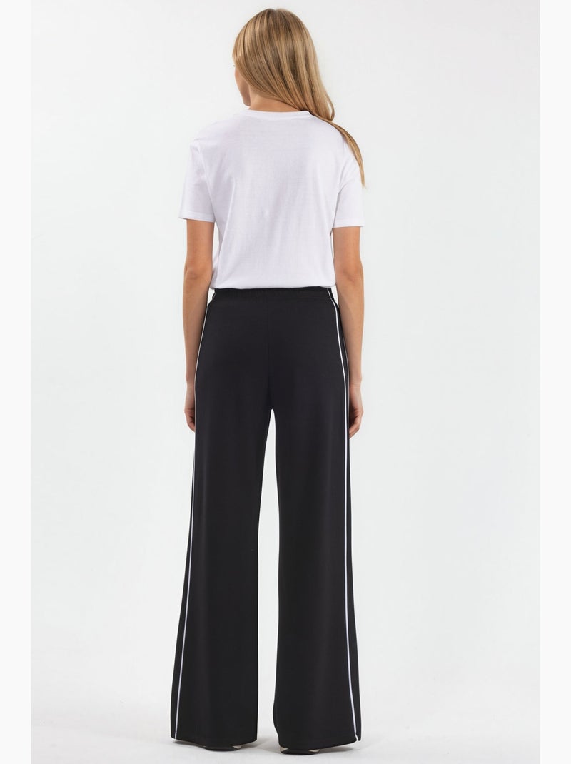 Pantalon de survêtement à jambes larges à enfiler pour tous les jours hiccup Noir - Kiabi