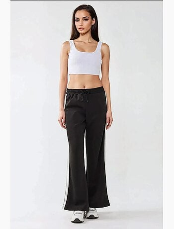 Pantalon de survêtement à rayures à jambes larges hiccup