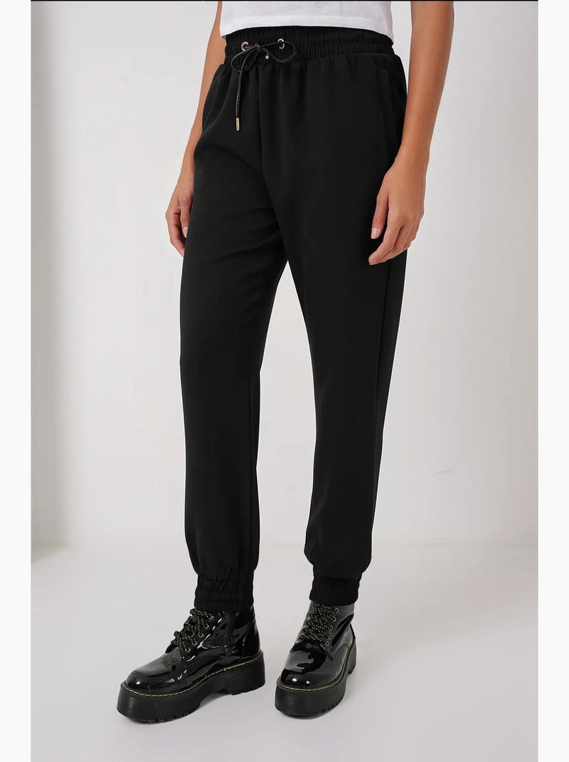 Pantalon de survêtement à revers bdart Noir - Kiabi