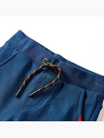 Pantalon de survêtement avec doublure polaire foncé - vidaxl