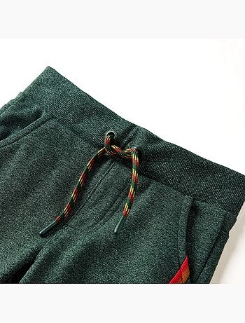 Pantalon de survêtement avec doublure polaire foncé - vidaxl