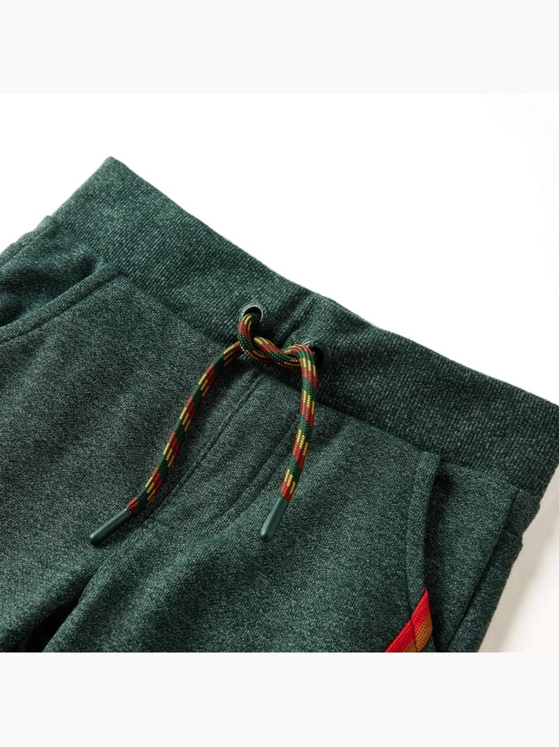 Pantalon de survêtement avec doublure polaire foncé - vidaxl Vert - Kiabi