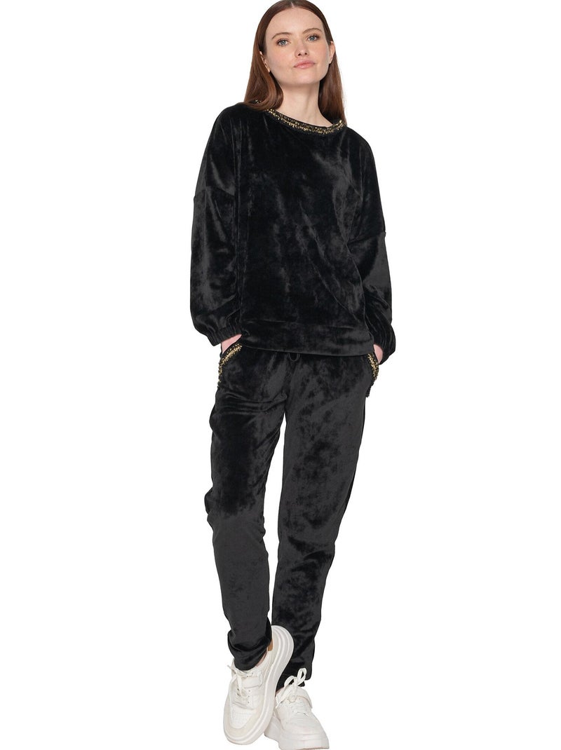 Pantalon de survêtement Balanced Noir - Kiabi