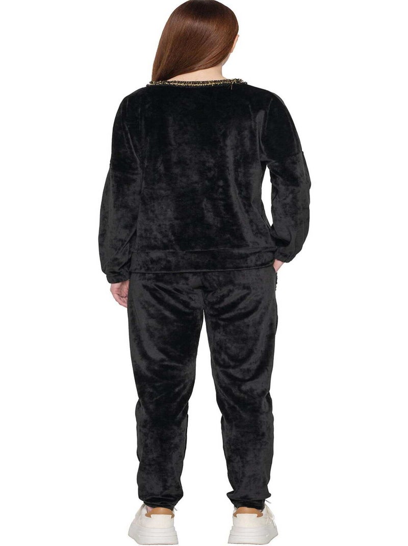 Pantalon de survêtement Balanced Noir - Kiabi