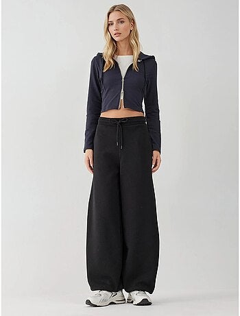 Pantalon de survêtement basique à coupe ajustée et surélevée hiccup