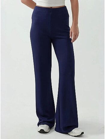 Pantalon de survêtement coupe droite en modal, coupe décontractée