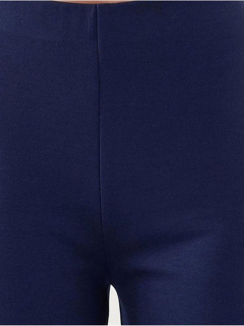 Pantalon de survêtement coupe droite en modal, coupe décontractée Bleu foncé - Kiabi