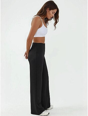 Pantalon de survêtement coupe droite en modal, coupe décontractée