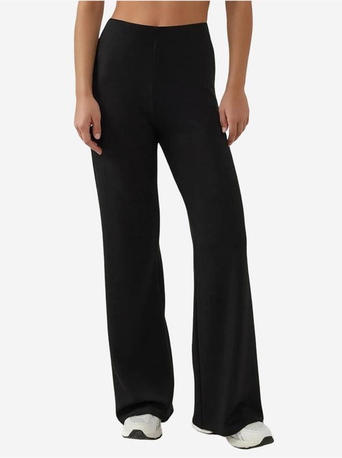 Pantalon de survêtement coupe droite en modal, coupe décontractée - Kiabi Pantalon de survêtement coupe droite en modal, coupe décontractée - Kiabi