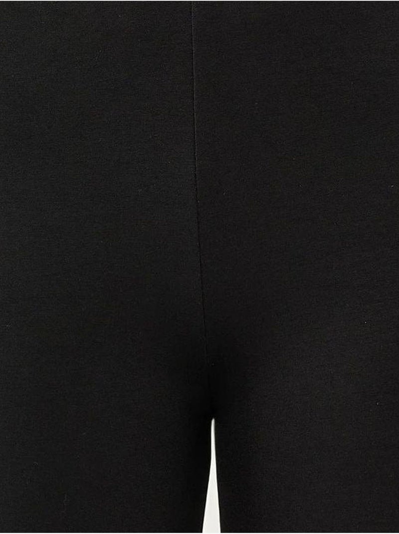 Pantalon de survêtement coupe droite en modal, coupe décontractée Noir - Kiabi