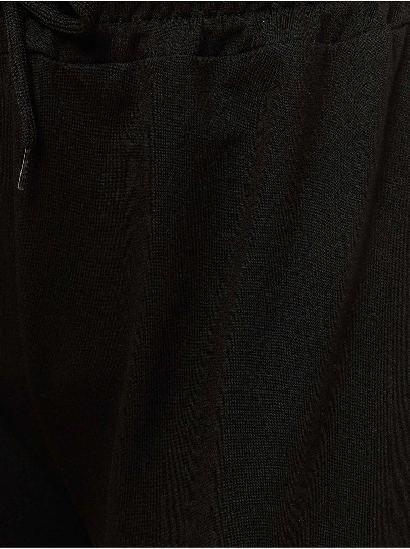 Pantalon de survêtement élastique à jambes larges hiccup Noir - Kiabi