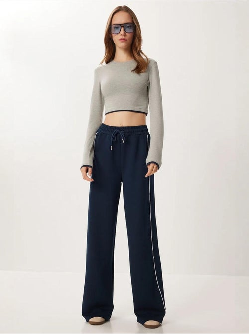 Pantalon de survêtement en maille de coton coupe classique istanbul - Kiabi Pantalon de survêtement en maille de coton coupe classique istanbul - Kiabi