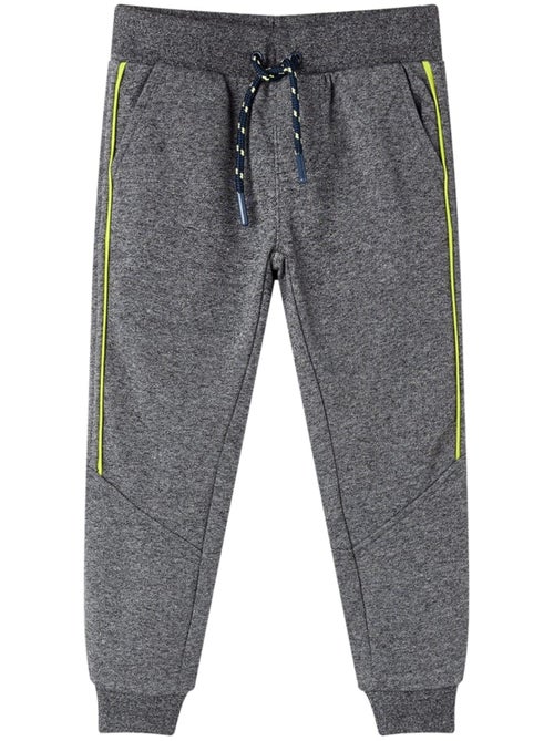Pantalon de survêtement enfant coton sport rayures néon - vidaxl - Kiabi Pantalon de survêtement enfant coton sport rayures néon - vidaxl - Kiabi