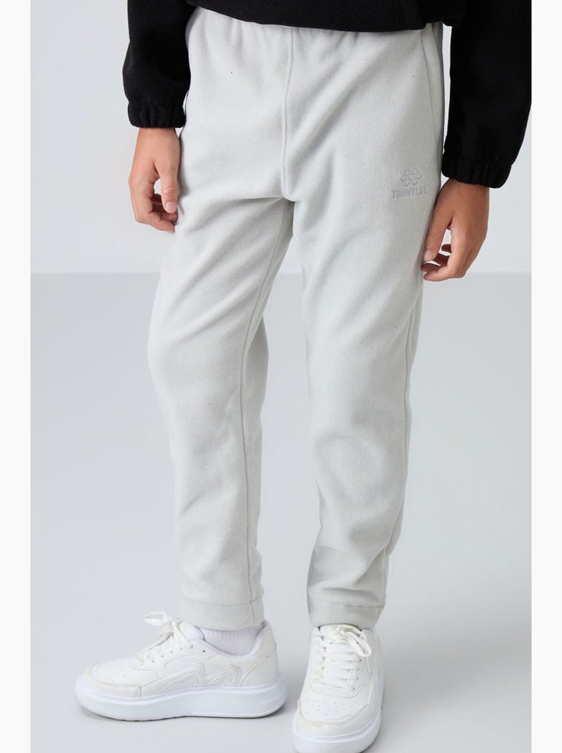 Pantalon de survêtement enfant tommy Gris clair - Kiabi