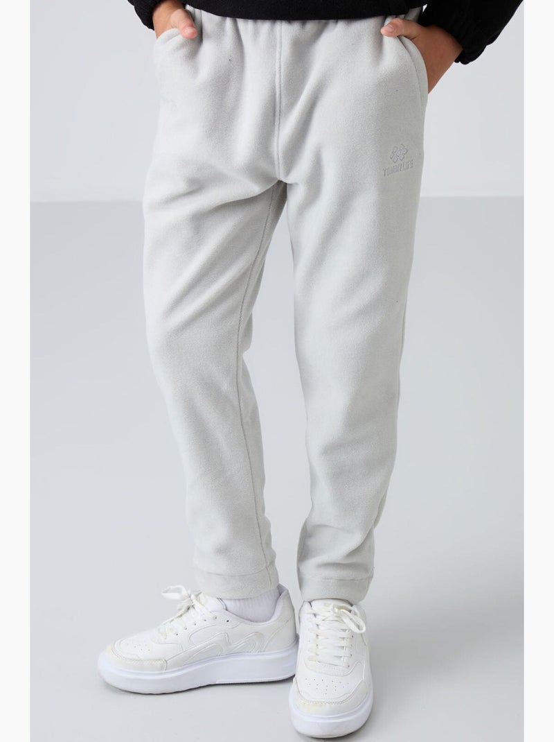 Pantalon de survêtement enfant tommy Gris clair - Kiabi