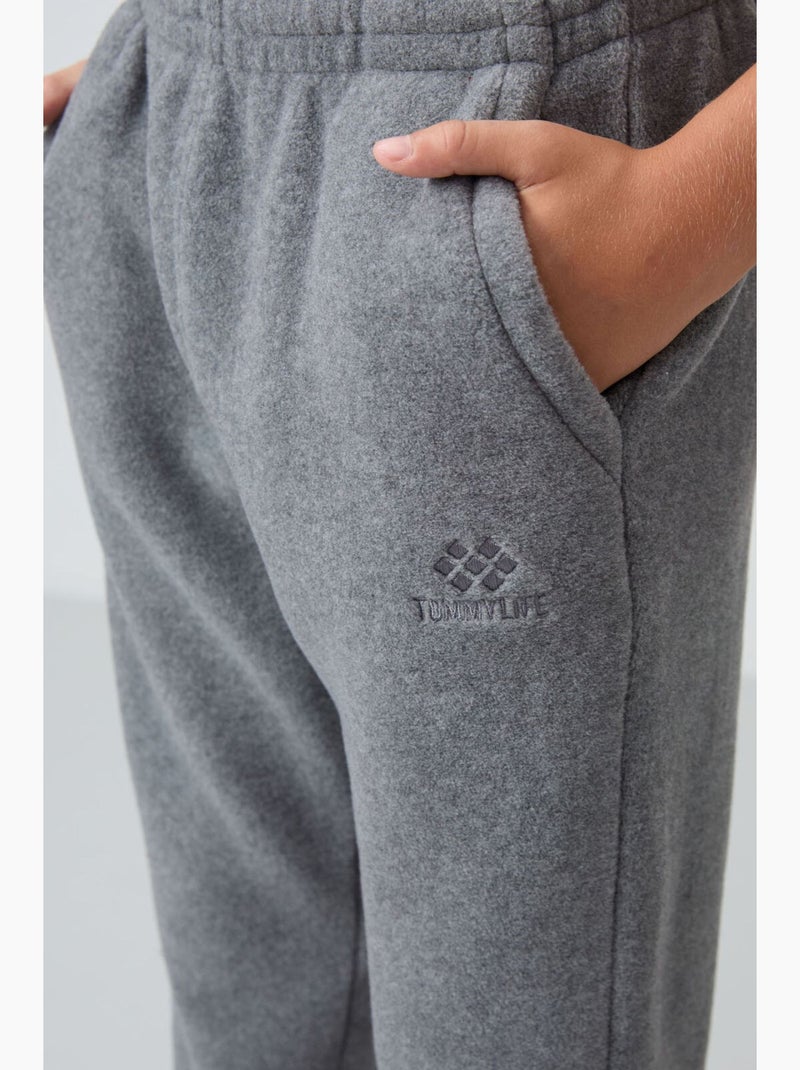 Pantalon de survêtement enfant tommy Gris - Kiabi