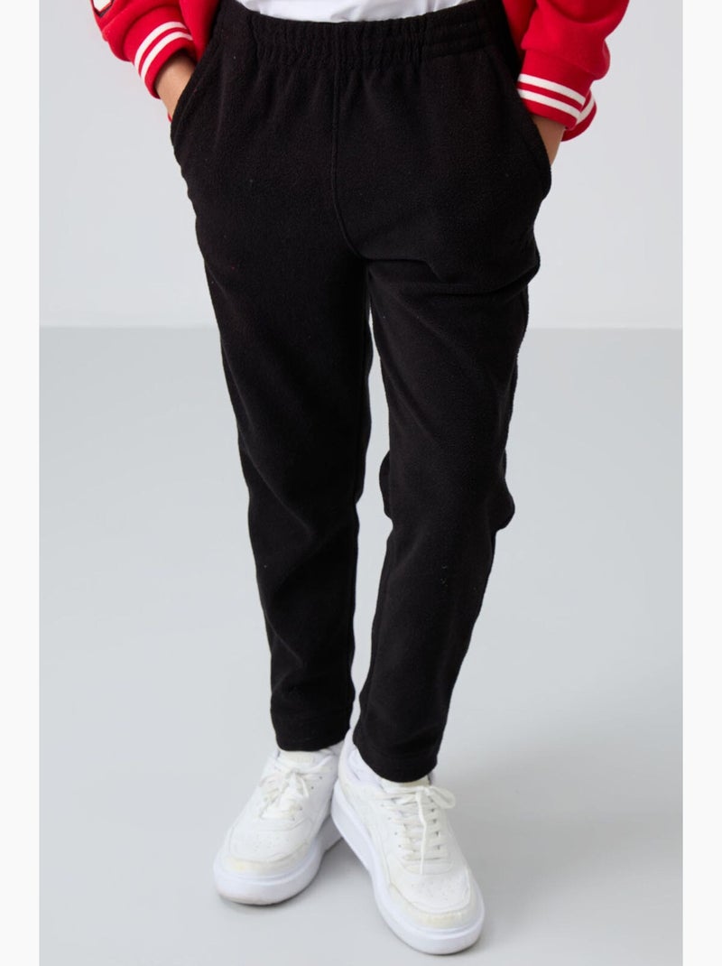 Pantalon de survêtement enfant tommy Noir - Kiabi