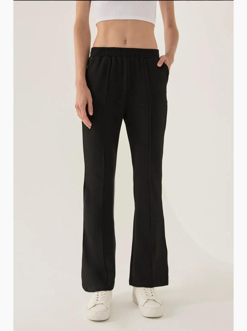 Pantalon de survêtement évasé hiccup Noir - Kiabi
