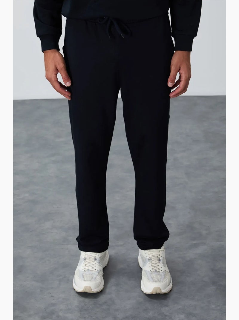 Pantalon de survêtement homme coupe regular en coton mélangé tommy Bleu lagon - Kiabi