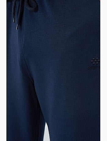 Pantalon de survêtement homme coupe regular en coton mélangé tommy