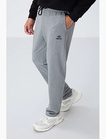 Pantalon de survêtement homme coupe regular en coton mélangé tommy