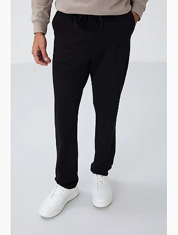 Pantalon de survêtement homme coupe regular en coton mélangé tommy