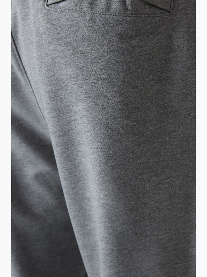 Pantalon de survêtement homme jogger en molleton tommy Gris clair - Kiabi