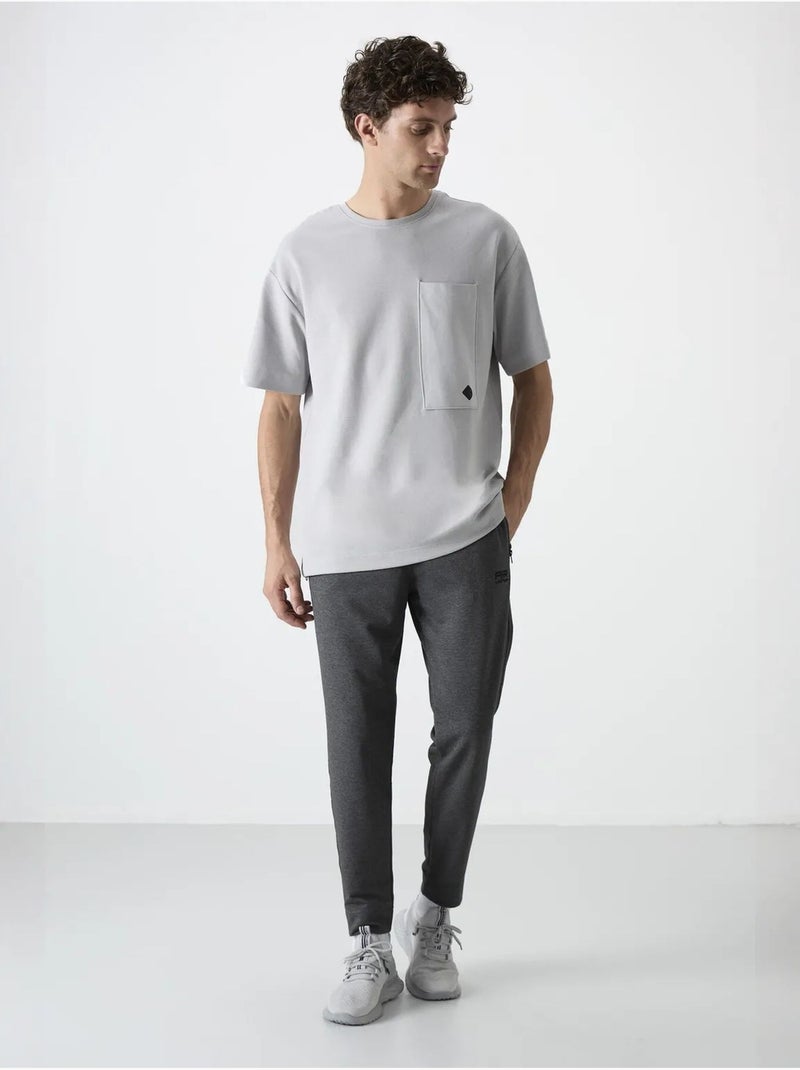 Pantalon de survêtement homme jogger uni tommy Gris foncé - Kiabi