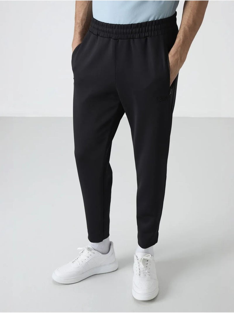 Pantalon de survêtement homme jogger uni tommy Gris Noir - Kiabi