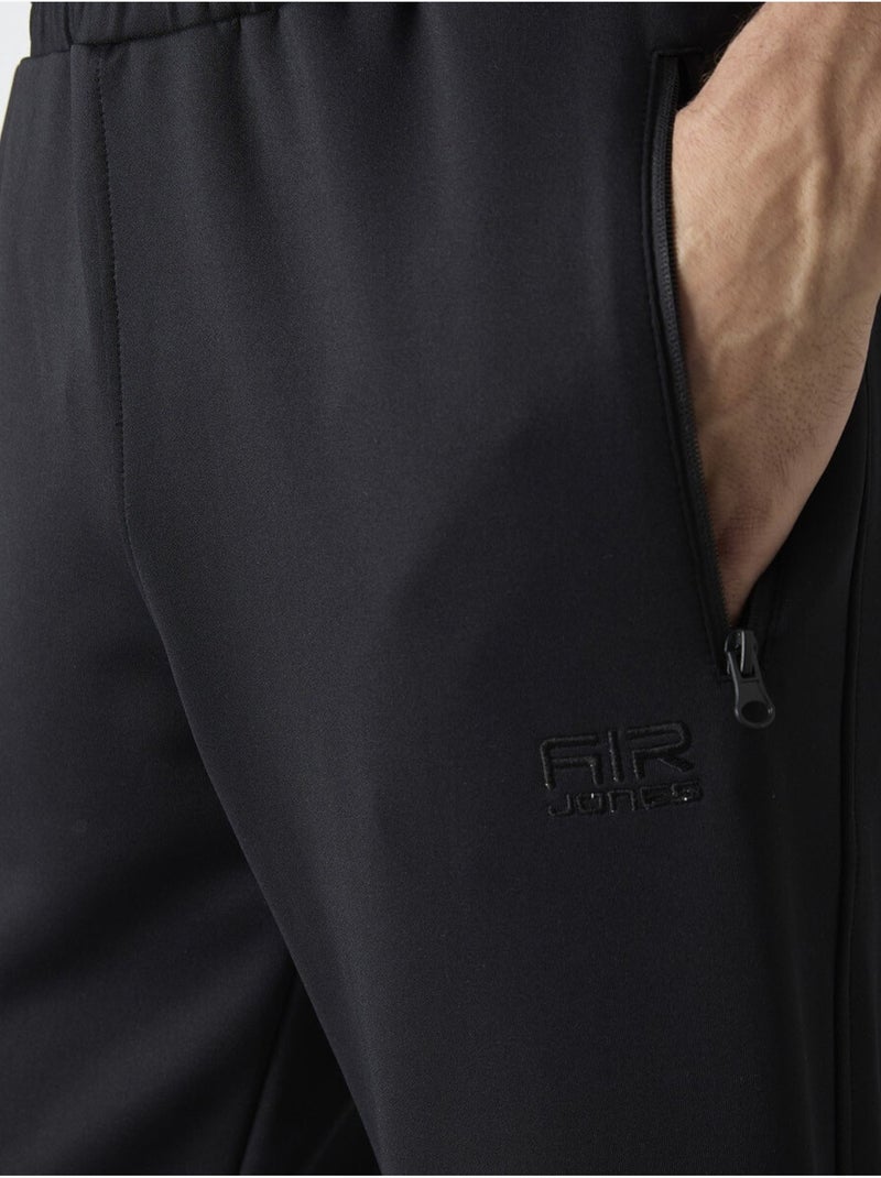 Pantalon de survêtement homme jogger uni tommy Gris Noir - Kiabi