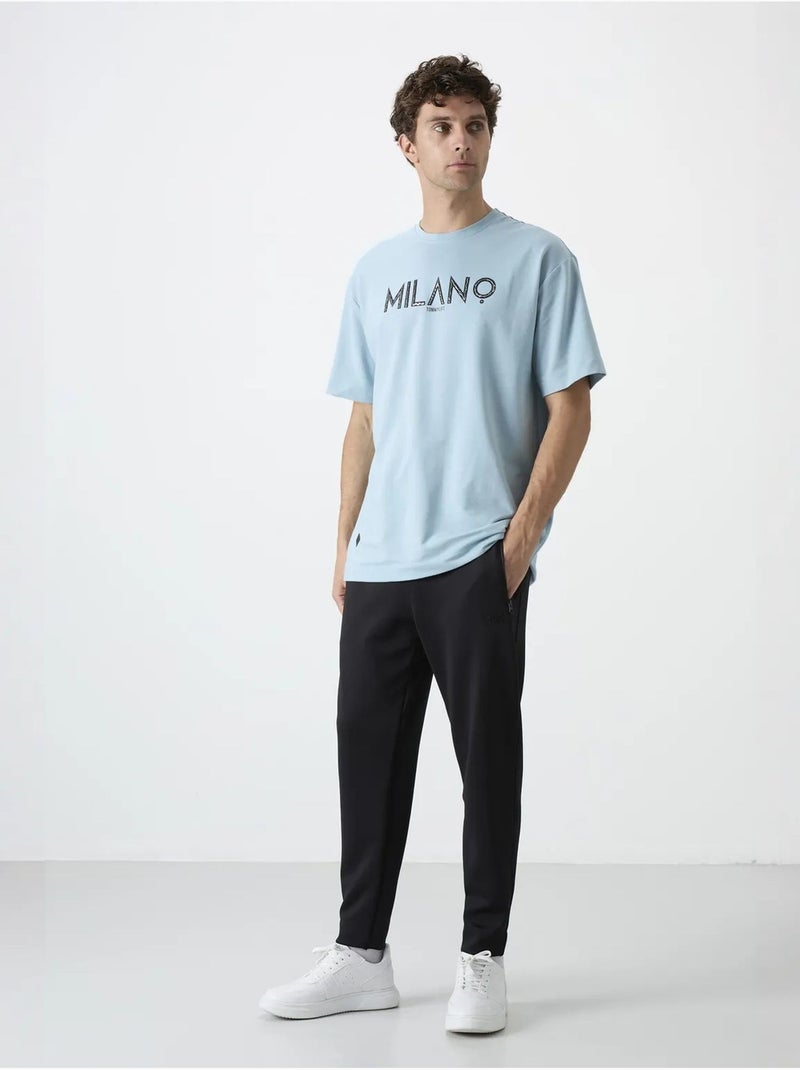 Pantalon de survêtement homme jogger uni tommy Gris Noir - Kiabi