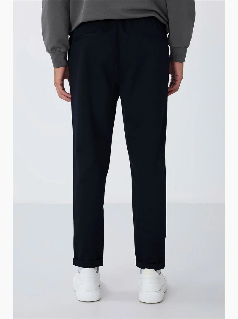 Pantalon de survêtement homme texturé fuselé tommy Bleu lagon - Kiabi