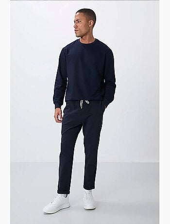Pantalon de survêtement homme texturé fuselé tommy