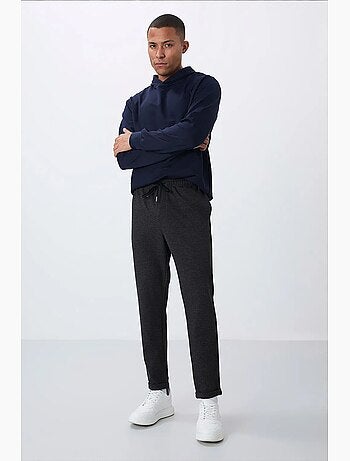 Pantalon de survêtement homme texturé fuselé tommy