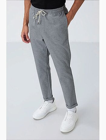 Pantalon de survêtement homme texturé fuselé tommy