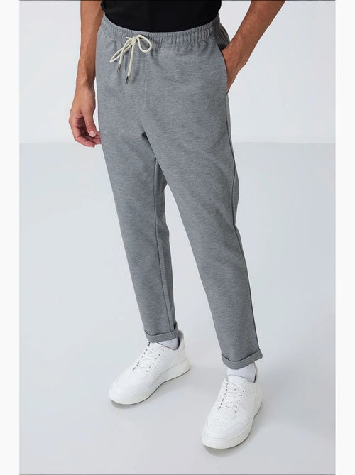 Pantalon de survêtement homme texturé fuselé tommy - Kiabi Pantalon de survêtement homme texturé fuselé tommy - Kiabi