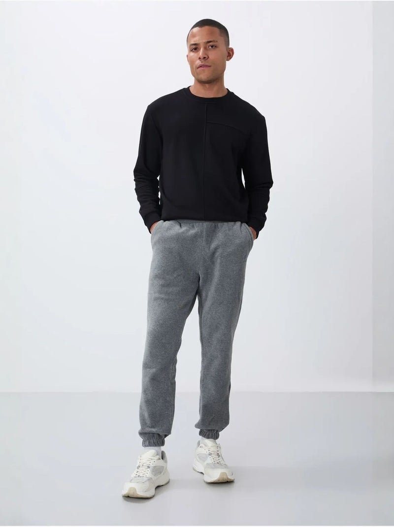 Pantalon de survêtement jogger homme tommy Gris Noir - Kiabi