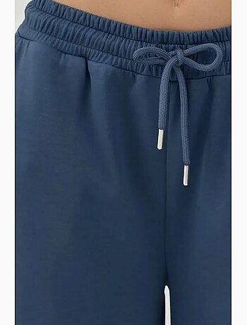 Pantalon de survêtement large en modal doux au toucher hiccup