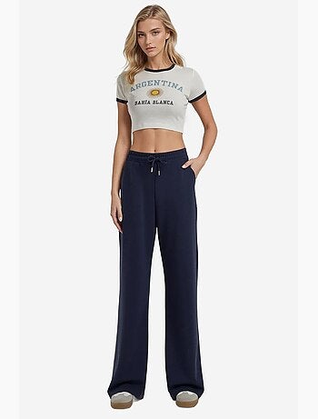 Pantalon de survêtement large en modal doux au toucher hiccup