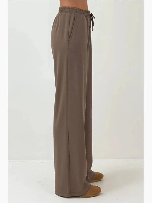 Pantalon de survêtement large en modal doux au toucher hiccup - Kiabi