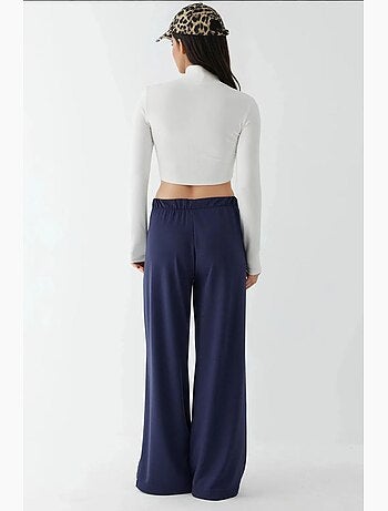 Pantalon de survêtement large et doux au toucher hiccup