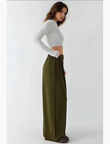Pantalon de survêtement large et doux au toucher hiccup