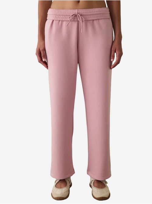 Pantalon de survêtement silky feel à taille normale et empiècements penti - Kiabi Pantalon de survêtement silky feel à taille normale et empiècements penti - Kiabi