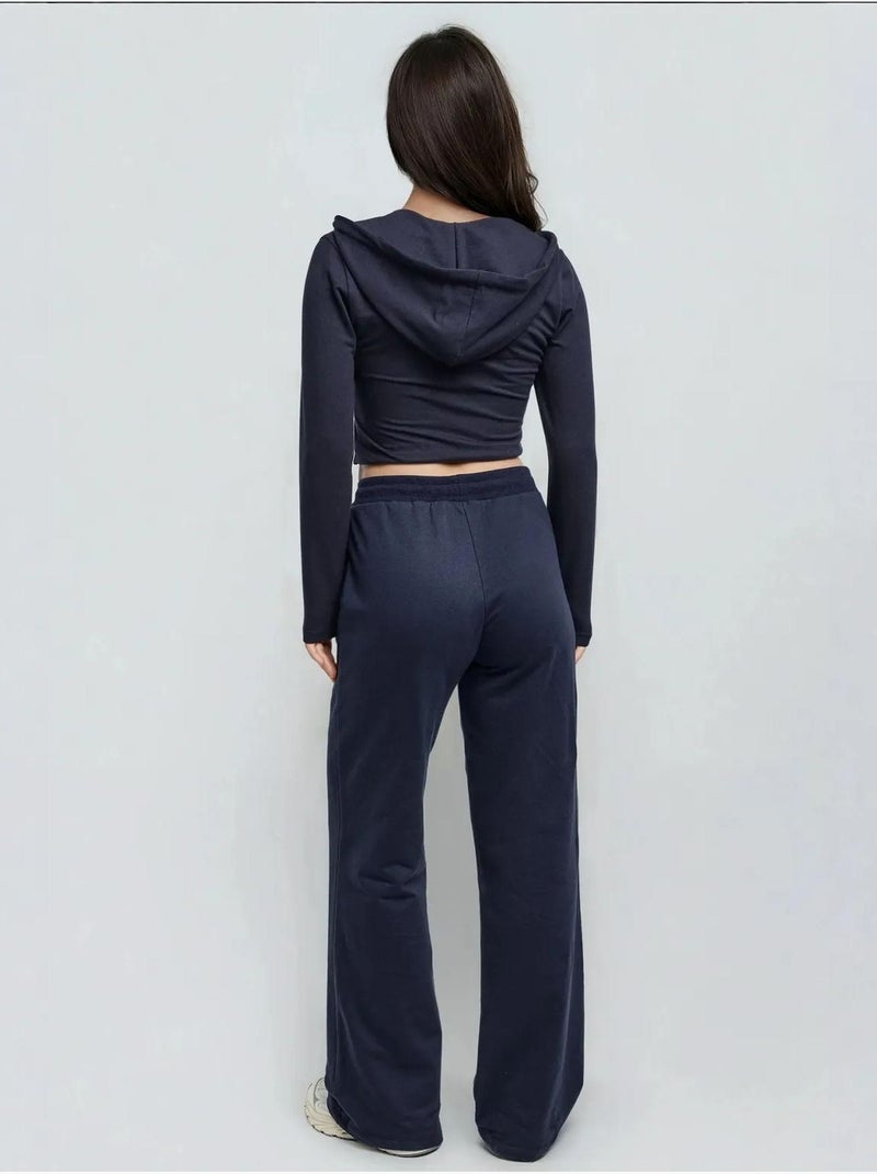 Pantalon de survêtement surélevé hiccup Bleu foncé - Kiabi