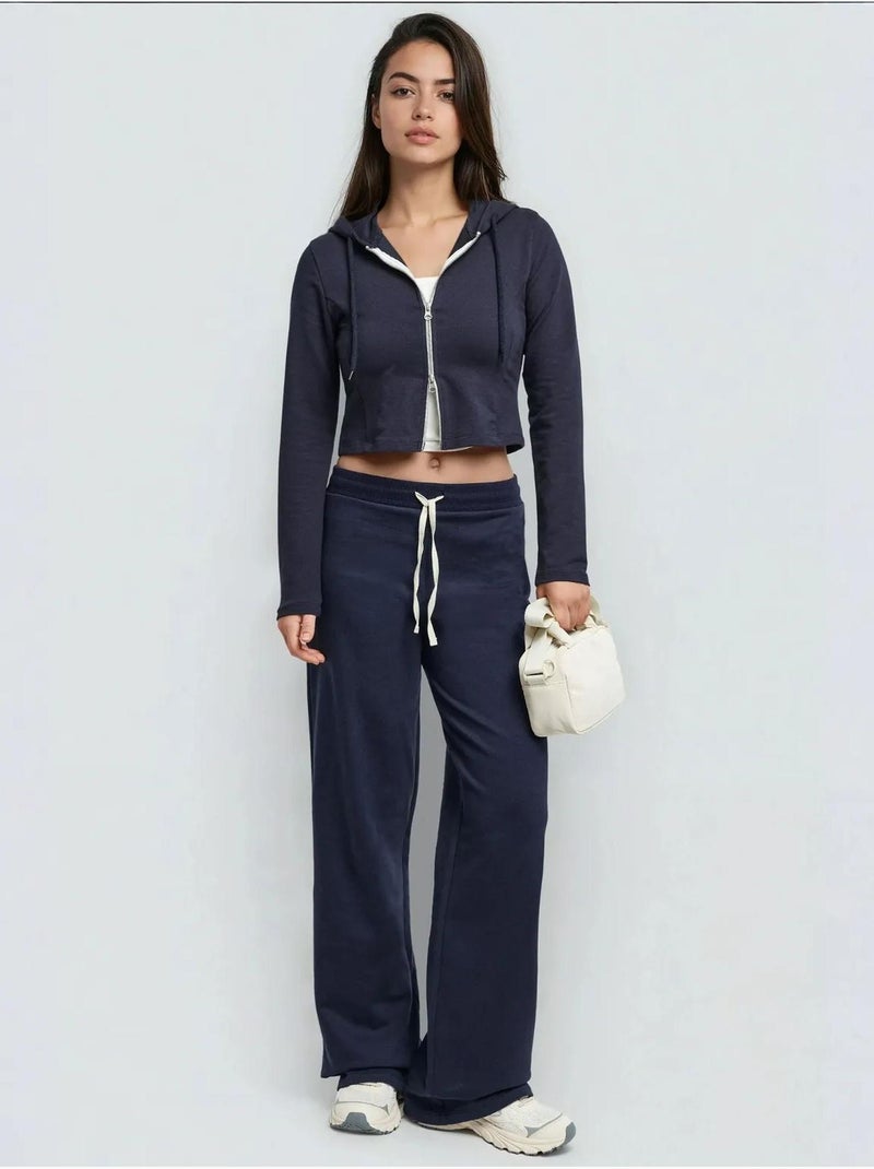Pantalon de survêtement surélevé hiccup Bleu foncé - Kiabi