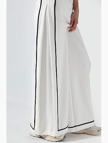 Pantalon de survêtement taille haute à jambes larges hiccup
