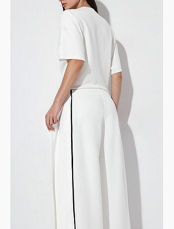 Pantalon de survêtement taille haute à jambes larges hiccup