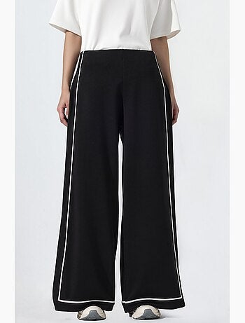 Pantalon de survêtement taille haute à jambes larges hiccup