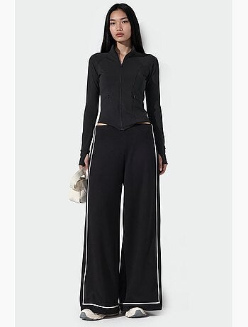 Pantalon de survêtement taille haute à jambes larges hiccup