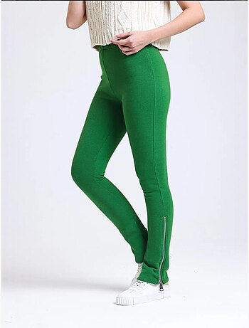 Pantalon de survêtement taille haute avec fente zippée hiccup